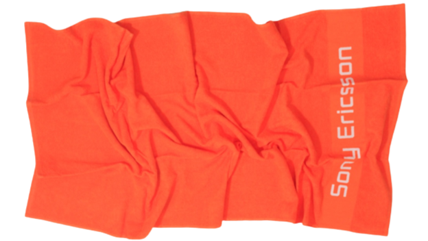 custom logo border jacquard promotional beach towels Nova Bravo